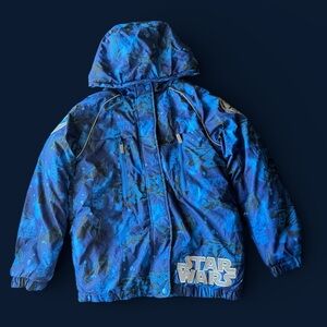 Disney Star Wars Blue Kids Puffer Jacket